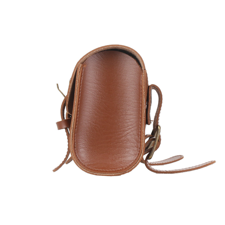 Vintage Leather Tool Roll Bike Handlebar Bag Bowlift
