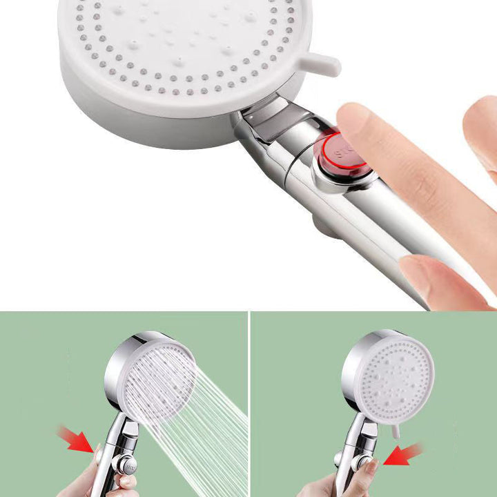 BowLift | Plastic Bathroom Shower Head Wall Mounted Shower Head with Adjustable Spray Pattern