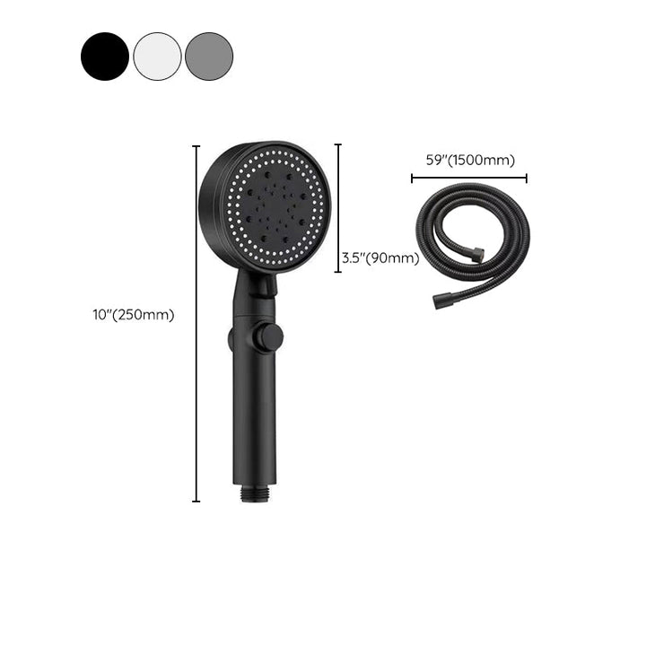 BowLift | Plastic Bathroom Shower Head Wall Mounted Shower Head with Adjustable Spray Pattern