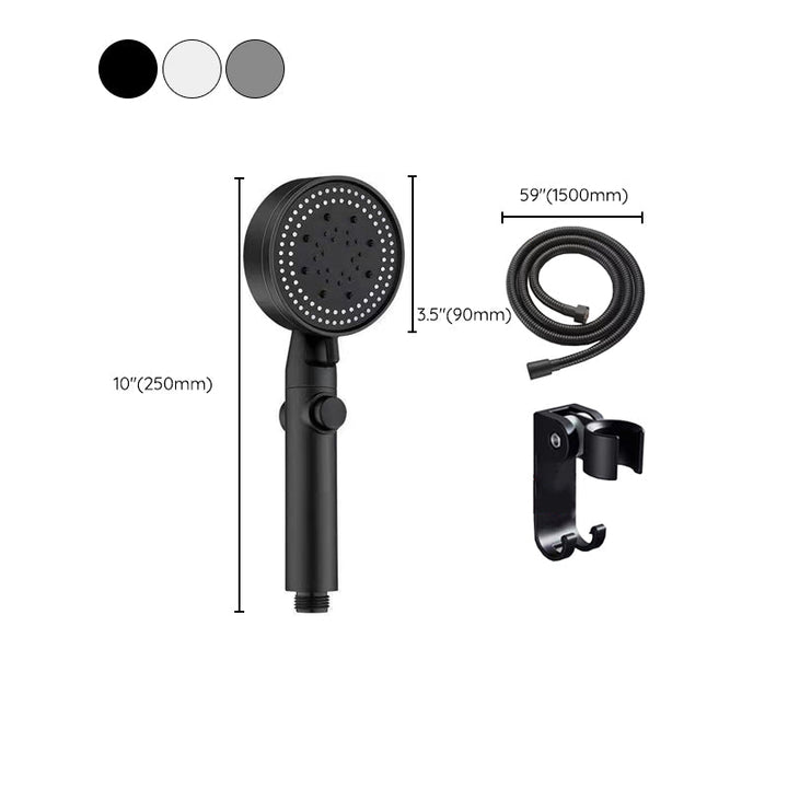 BowLift | Plastic Bathroom Shower Head Wall Mounted Shower Head with Adjustable Spray Pattern