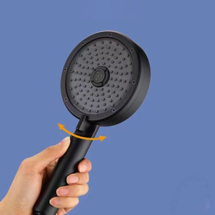BowLift | Matt Black Hand Shower Modern 3-Stream Round Wall Mounted Hand Shower