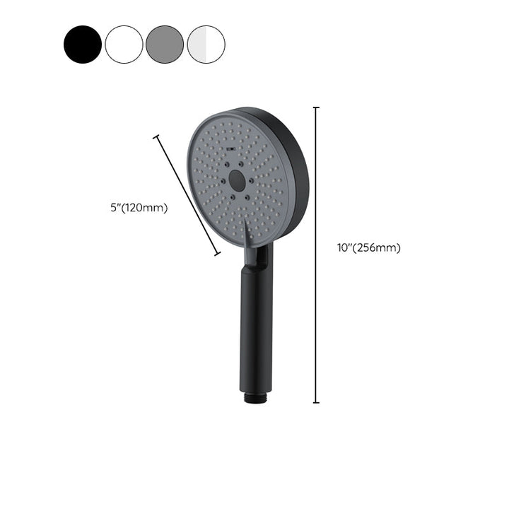 BowLift | Matt Black Hand Shower Modern 3-Stream Round Wall Mounted Hand Shower