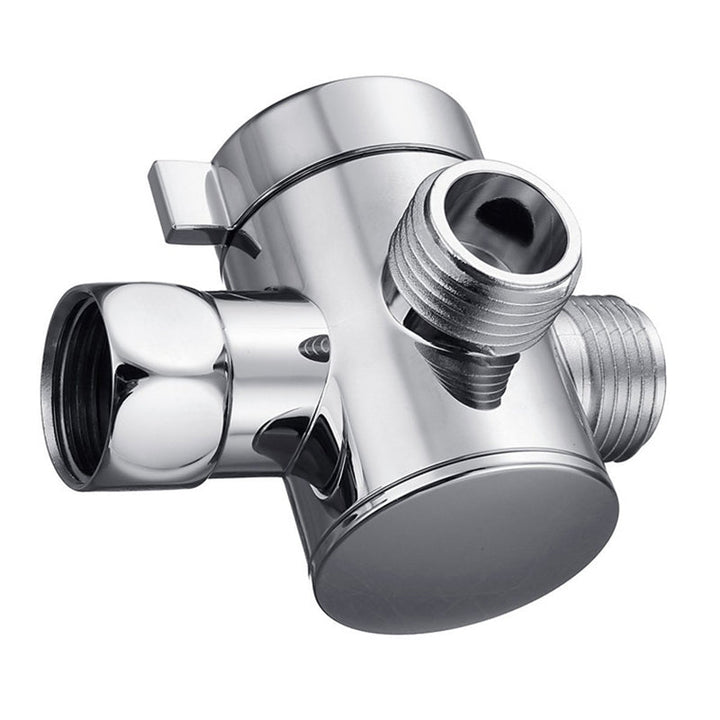 BowLift | Silver Dual Showerhead with Hose Modern Style Wall Mounted Showerhead