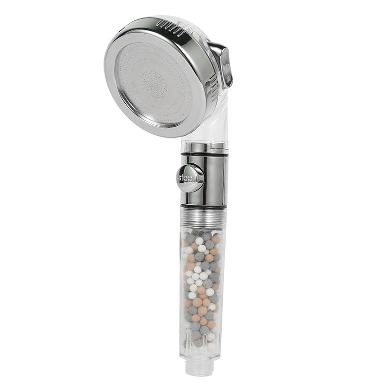 BowLift | Handheld shower head with catalyst water filtration wall-mounted shower head