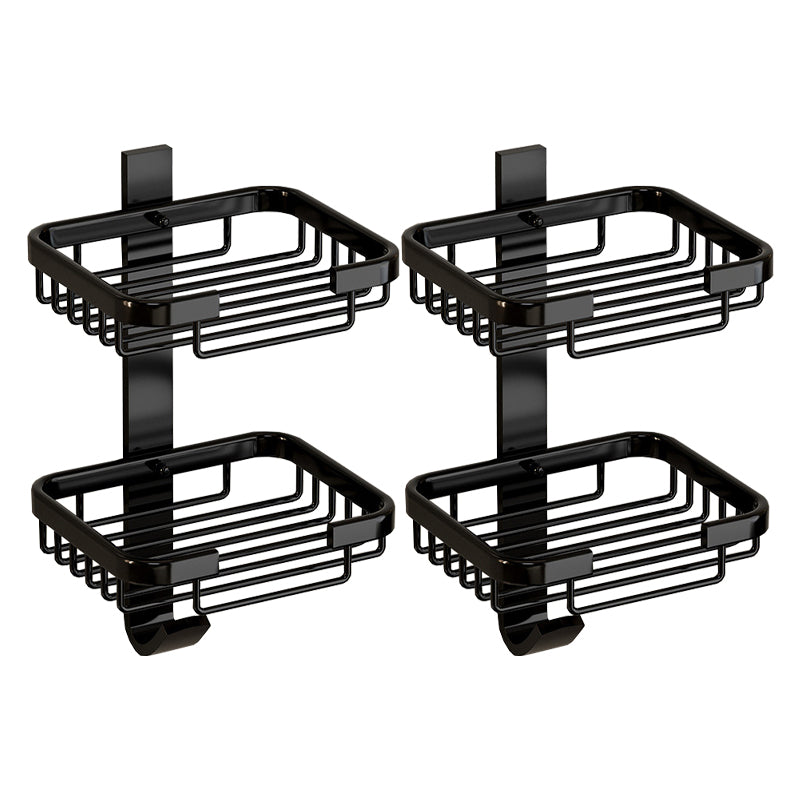 BowLift | Modern Bathroom Accessory Set Shelf Black/Silver/Grey Bathroom Accessories Set