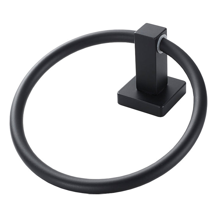 BowLift | Traditional Bathroom Accessories Set Black Towel Ring Bathroom Shelf Bathroom Accessories Set