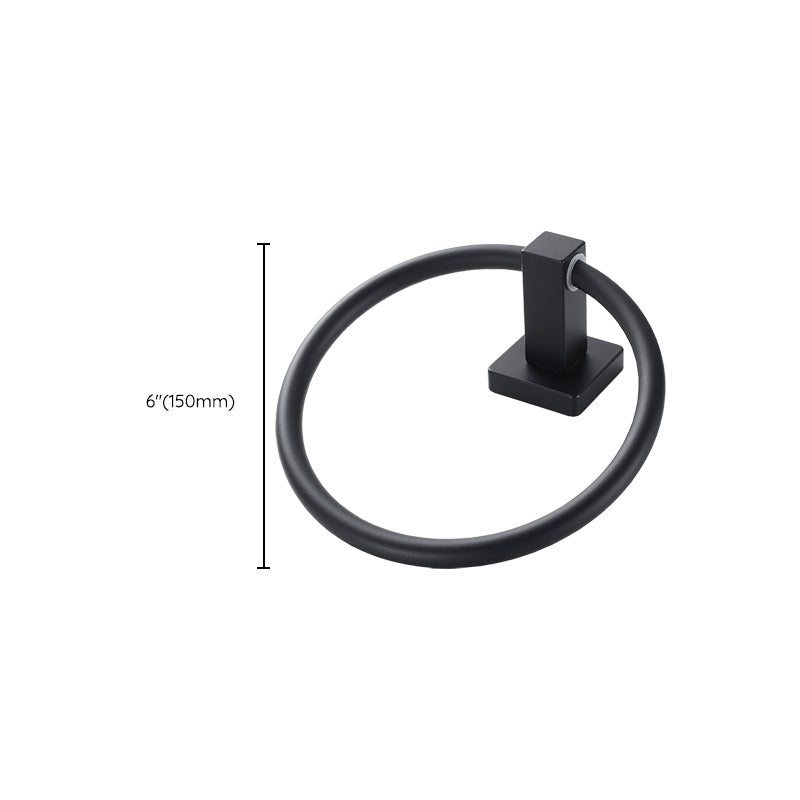 BowLift | Traditional Bathroom Accessories Set Black Towel Ring Bathroom Shelf Bathroom Accessories Set