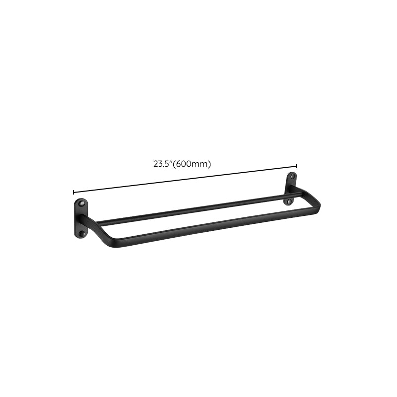 BowLift | Traditional Bathroom Accessories Set Black Towel Ring Bathroom Shelf Bathroom Accessories Set