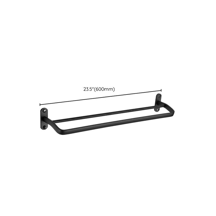 BowLift | Traditional Bathroom Accessories Set Black Towel Ring Bathroom Shelf Bathroom Accessories Set