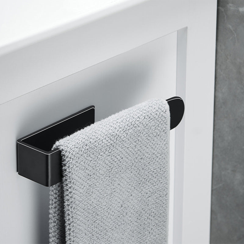 BowLift | Modern Towel Ring Bathroom Hardware Set Stainless Steel/Black Bath Hardware Set