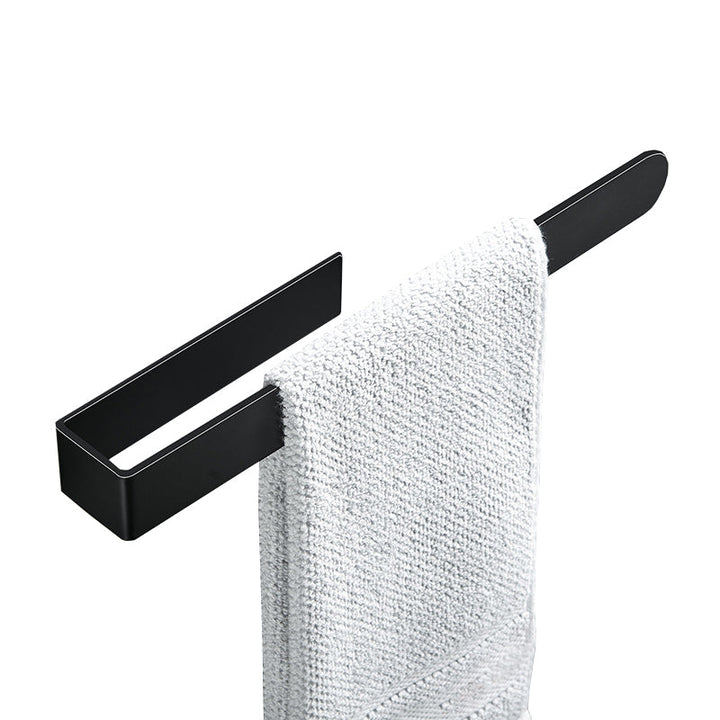BowLift | Modern Towel Ring Bathroom Hardware Set Stainless Steel/Black Bath Hardware Set