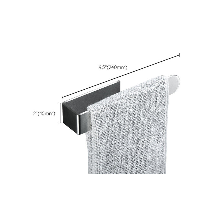 BowLift | Modern Towel Ring Bathroom Hardware Set Stainless Steel/Black Bath Hardware Set
