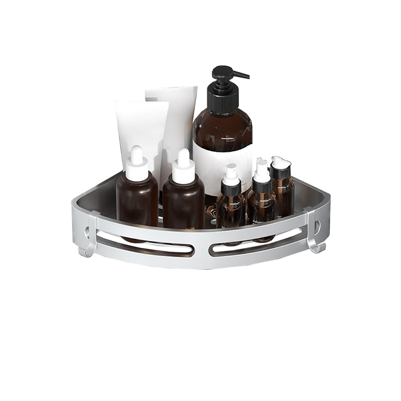 BowLift | Modern Bathroom Hardware Set Bathroom Shelf Silver/Black Bathroom Accessories Set