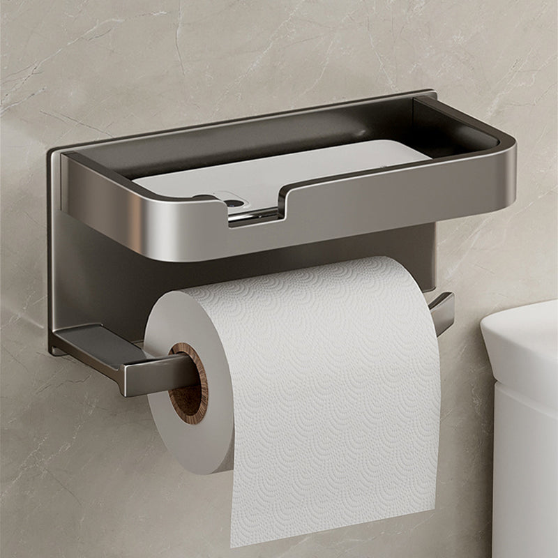 BowLift | Modern Style Aluminum Single Bathroom Accessory Set Paper Holder
