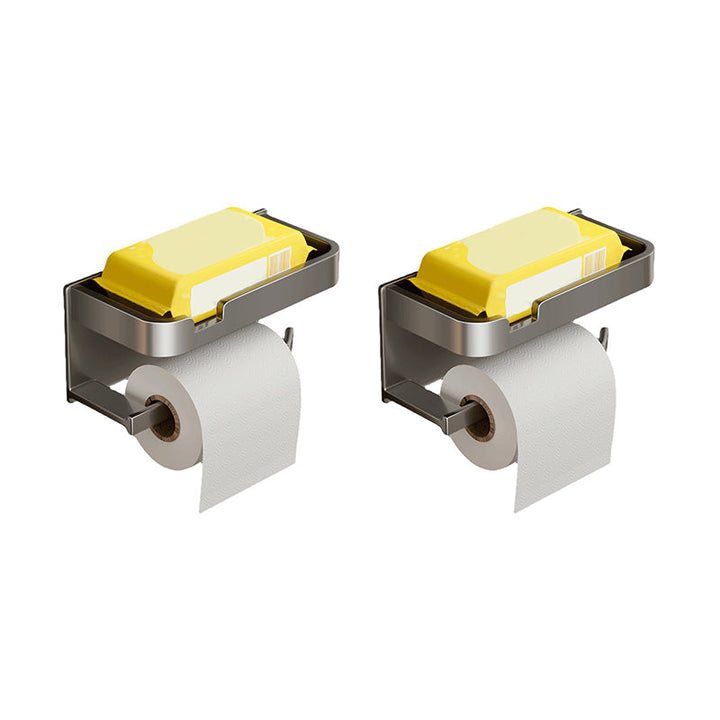 BowLift | Modern Style Aluminum Single Bathroom Accessory Set Paper Holder