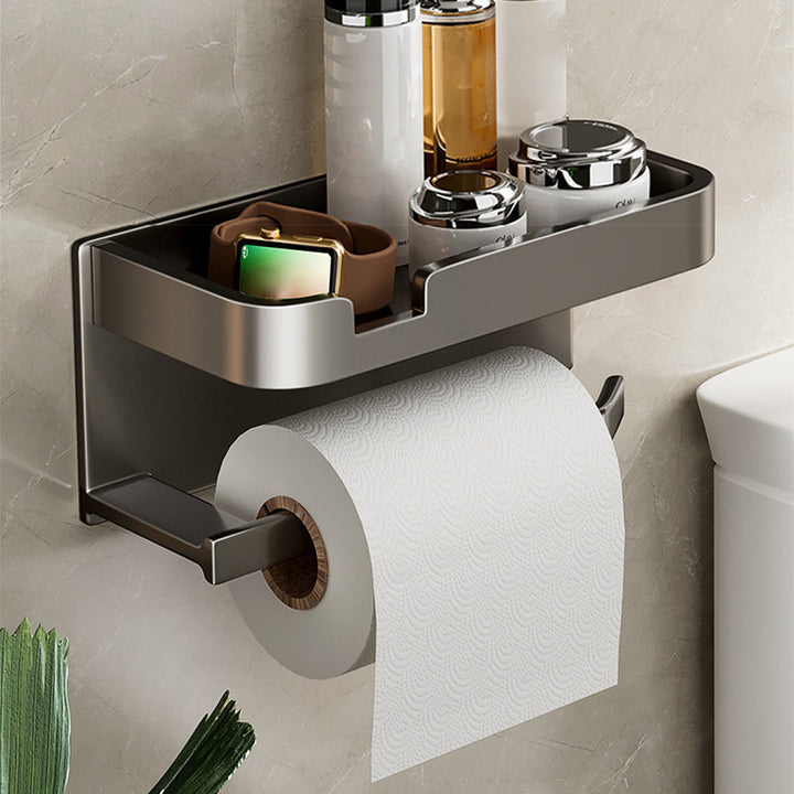BowLift | Modern Style Aluminum Single Bathroom Accessory Set Paper Holder