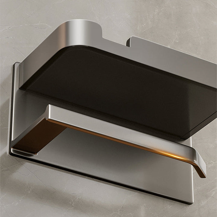 BowLift | Modern Style Aluminum Single Bathroom Accessory Set Paper Holder
