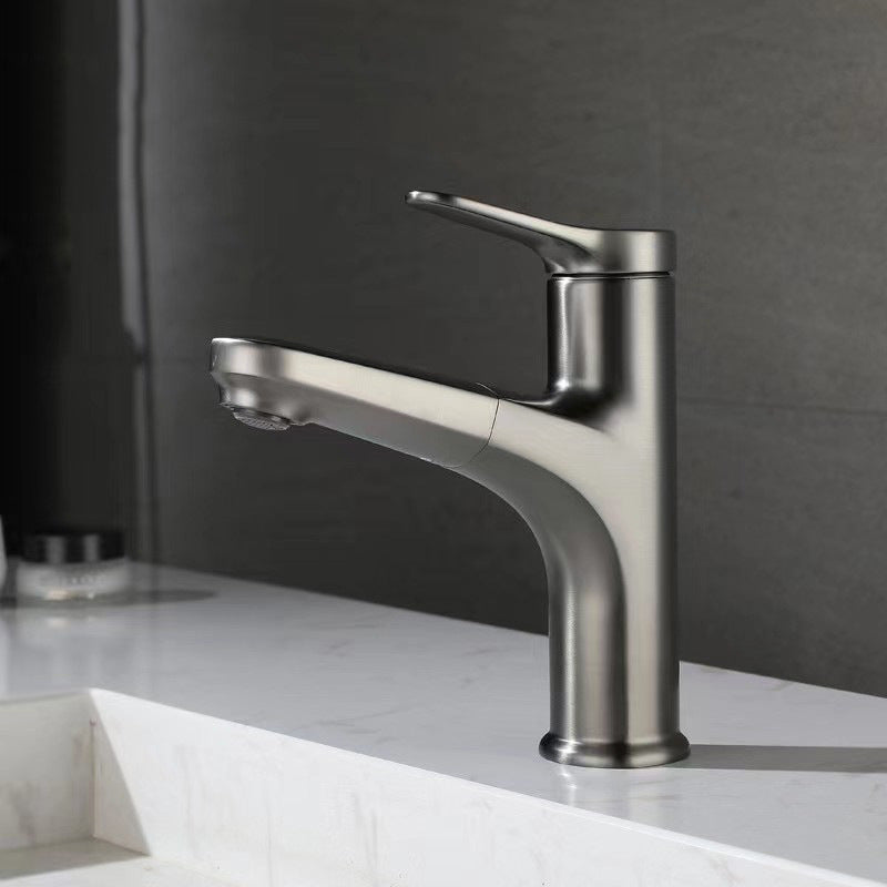 BowLift | Modern Vessel Faucet Copper Single Handle Pull Down Vessel Faucet
