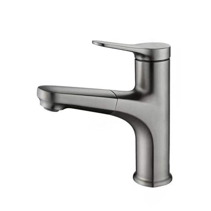 BowLift | Modern Vessel Faucet Copper Single Handle Pull Down Vessel Faucet