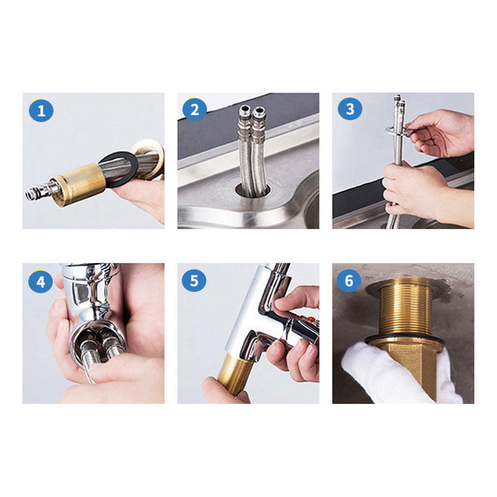 BowLift | Single handle faucets Glam Style sink faucets for the bathroom