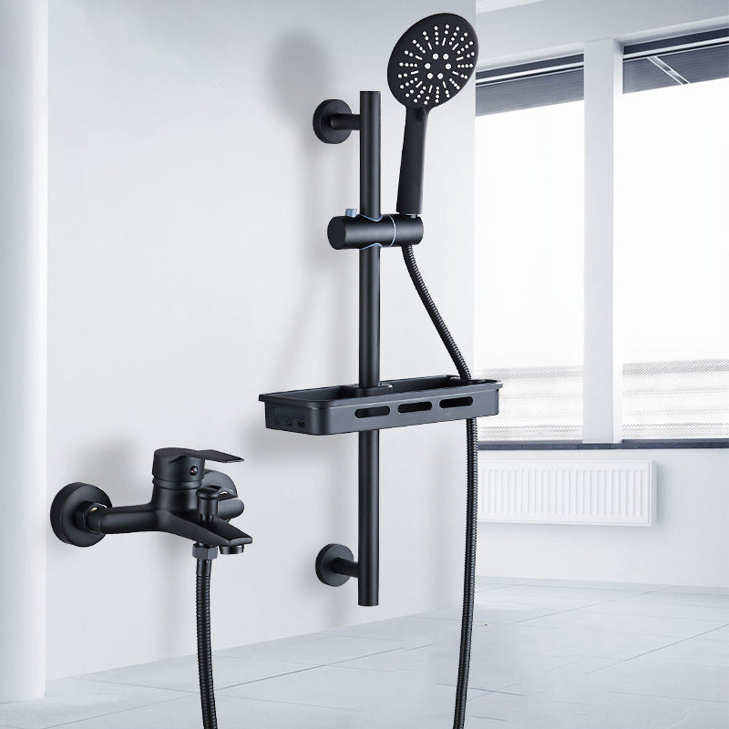 BowLift | Brass Wall-Mounted Shower System Single Handle Shower with Lever Handle