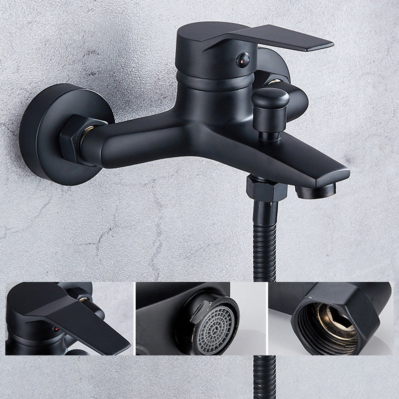 BowLift | Brass Wall-Mounted Shower System Single Handle Shower with Lever Handle