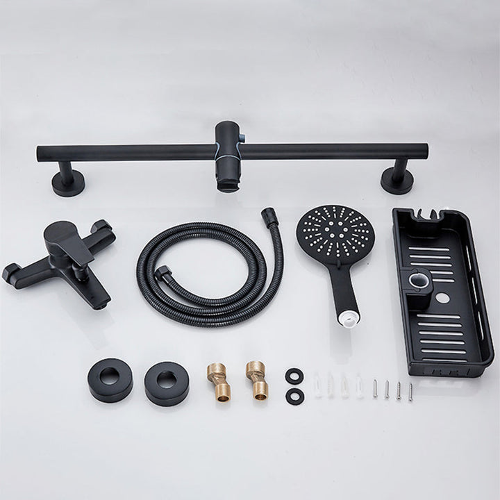 BowLift | Brass Wall-Mounted Shower System Single Handle Shower with Lever Handle