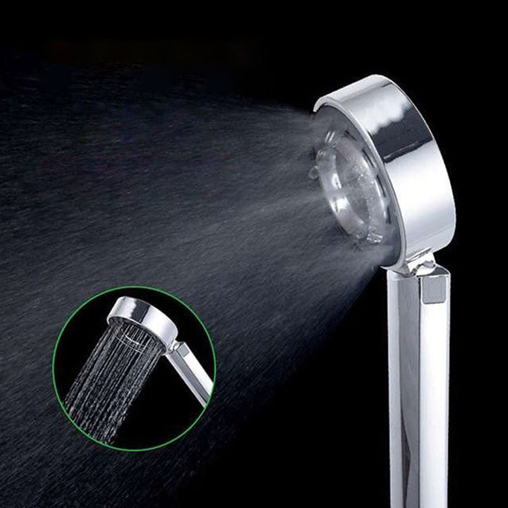 BowLift | Contemporary Wall-Mounted Shower Head Combination Chrome Round Hand Shower