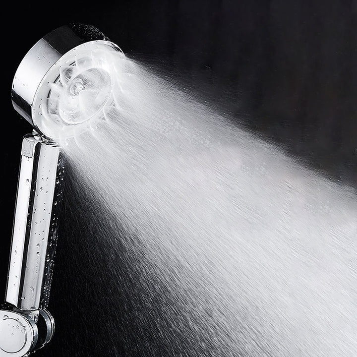 BowLift | Contemporary Wall-Mounted Shower Head Combination Chrome Round Hand Shower