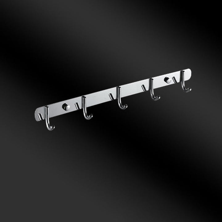 BowLift | Chrome Modern Bathroom Hardware Set Stainless Steel Towel Hook/Towel Rail & Bathroom Shelf