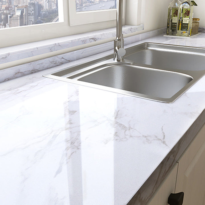 PVC Peel-and-Stick Wall Tiles for Kitchens, 24 in Wide