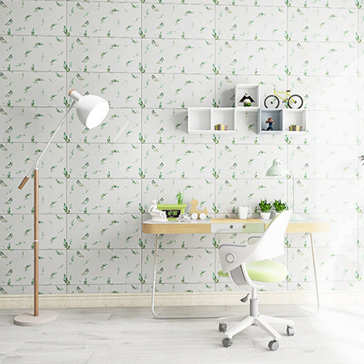 BowLift | Modern rectangular Peel and Stick backsplash tile PVC wallpaper