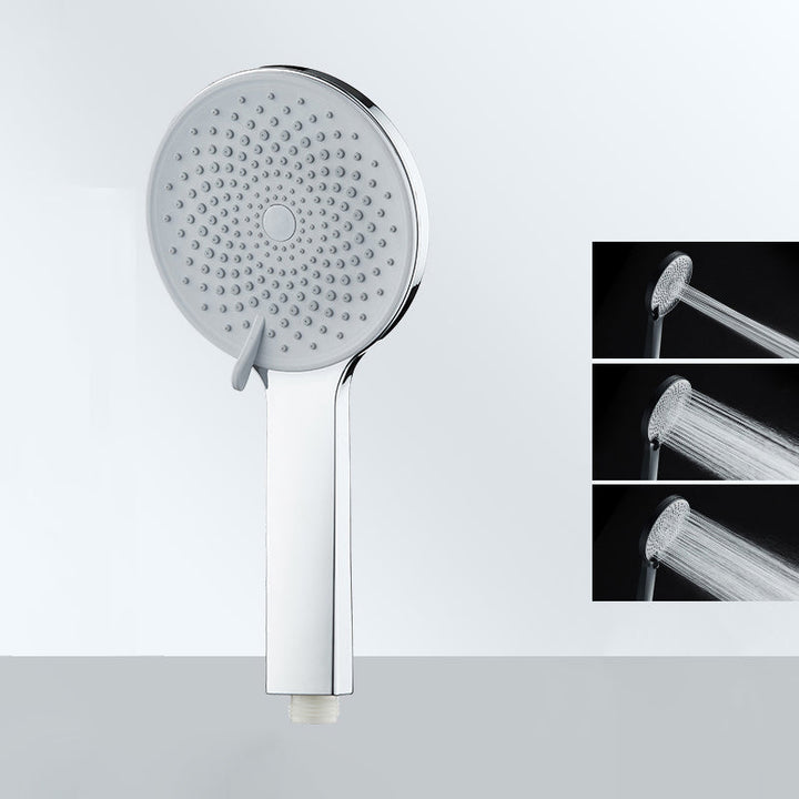 BowLift | Contemporary round shower head in solid color handheld shower head for the bathroom