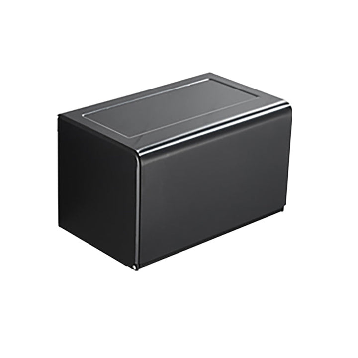 BowLift | Modern Classic Bathroom Hardware Set Matte Black Bathrobe/Towel Bar & Bathroom Shelf