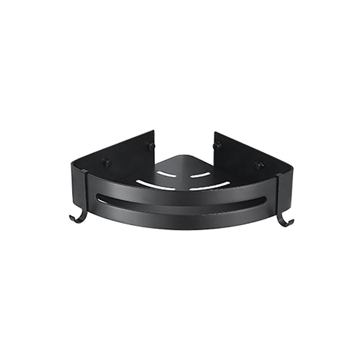 BowLift | Modern Classic Bathroom Hardware Set Matte Black Bathrobe/Towel Bar & Bathroom Shelf
