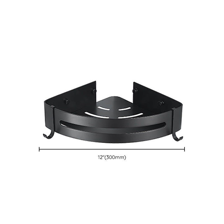 BowLift | Modern Classic Bathroom Hardware Set Matte Black Bathrobe/Towel Bar & Bathroom Shelf