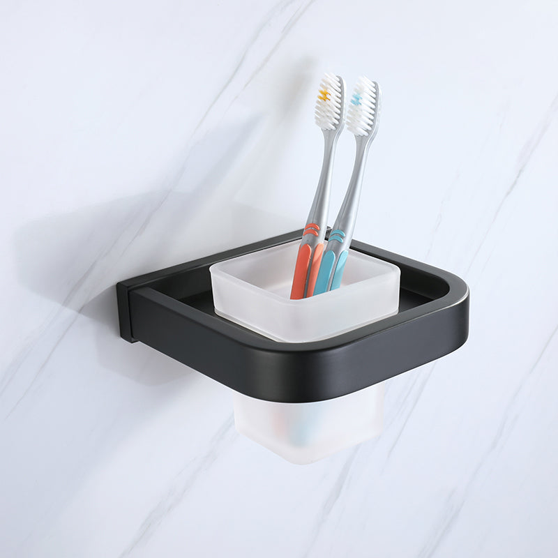 BowLift | Modern Bathroom Hardware Set Bathroom Shelf Towel Bar Black Bathroom Hardware Set