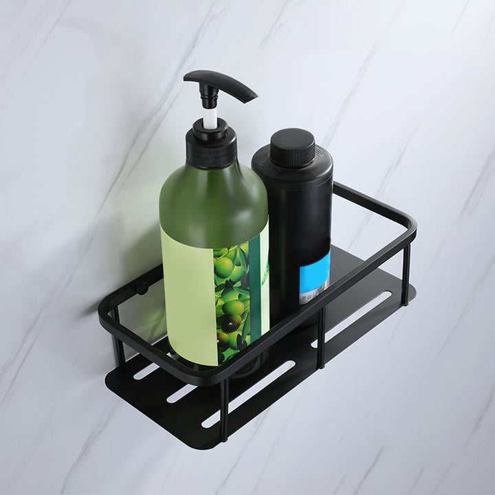 BowLift | Modern Bathroom Hardware Set Bathroom Shelf Towel Bar Black Bathroom Hardware Set