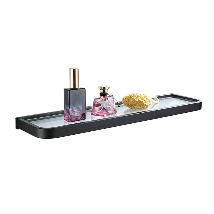 BowLift | Modern Bathroom Hardware Set Bathroom Shelf Towel Bar Black Bathroom Hardware Set