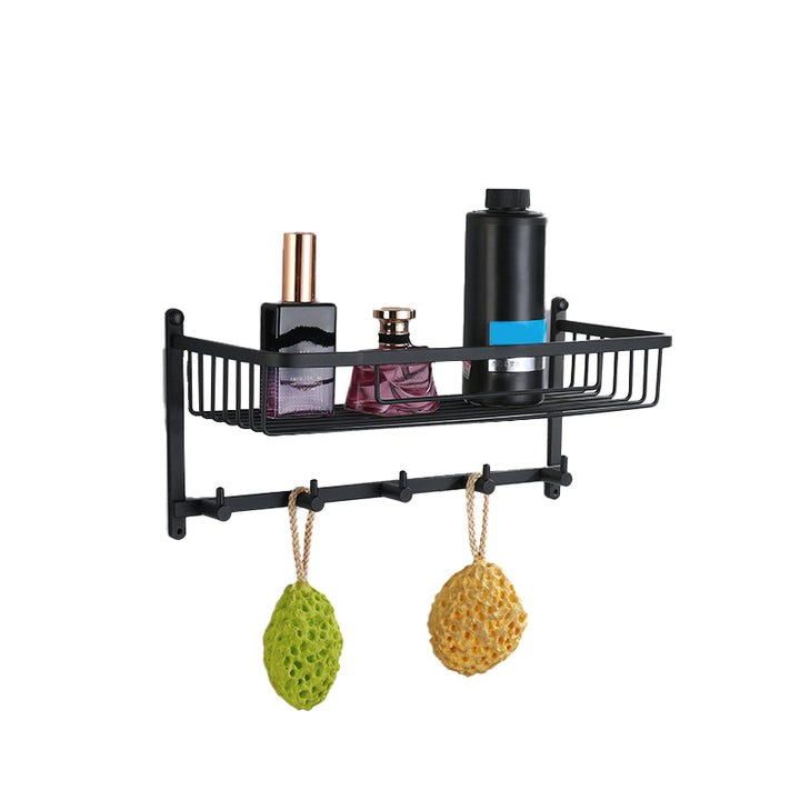 BowLift | Modern Bathroom Hardware Set Bathroom Shelf Towel Bar Black Bathroom Hardware Set