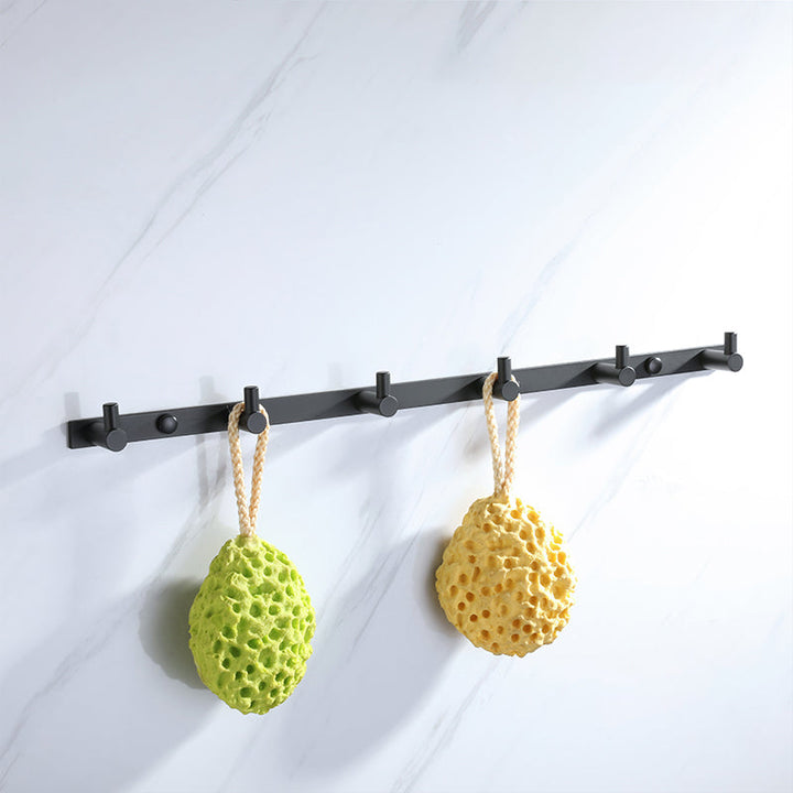 BowLift | Modern Bathroom Hardware Set Bathroom Shelf Towel Bar Black Bathroom Hardware Set