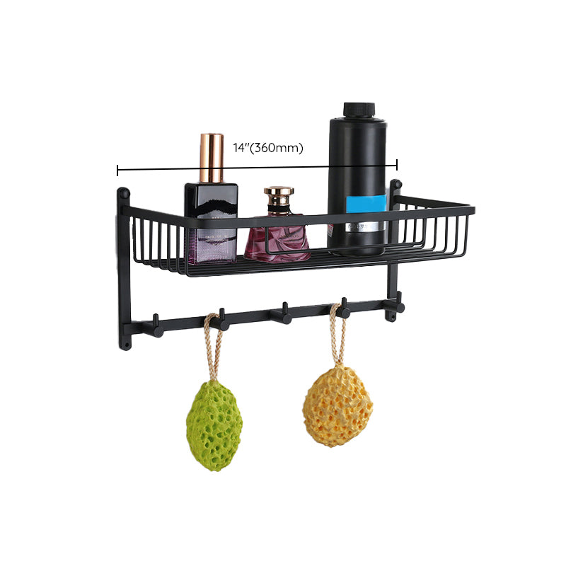 BowLift | Modern Bathroom Hardware Set Bathroom Shelf Towel Bar Black Bathroom Hardware Set