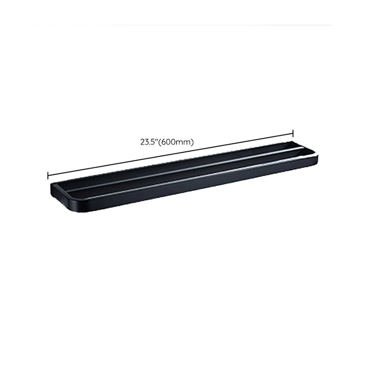 BowLift | Modern Bathroom Hardware Set Bathroom Shelf Towel Bar Black Bathroom Hardware Set