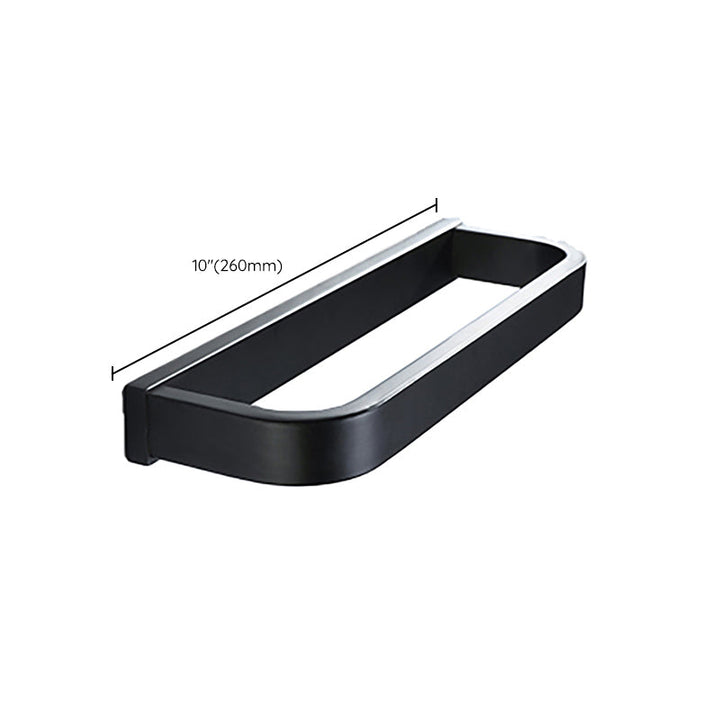 BowLift | Modern Bathroom Hardware Set Bathroom Shelf Towel Bar Black Bathroom Hardware Set