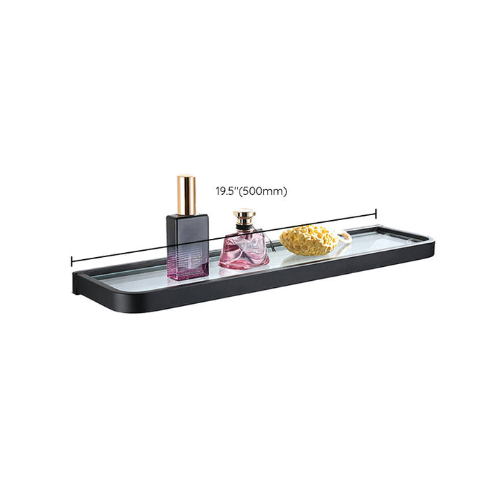 BowLift | Modern Bathroom Hardware Set Bathroom Shelf Towel Bar Black Bathroom Hardware Set