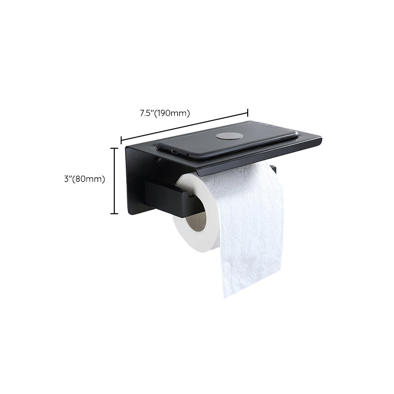 BowLift | Modern Bathroom Hardware Set Bathroom Shelf Towel Bar Black Bathroom Hardware Set