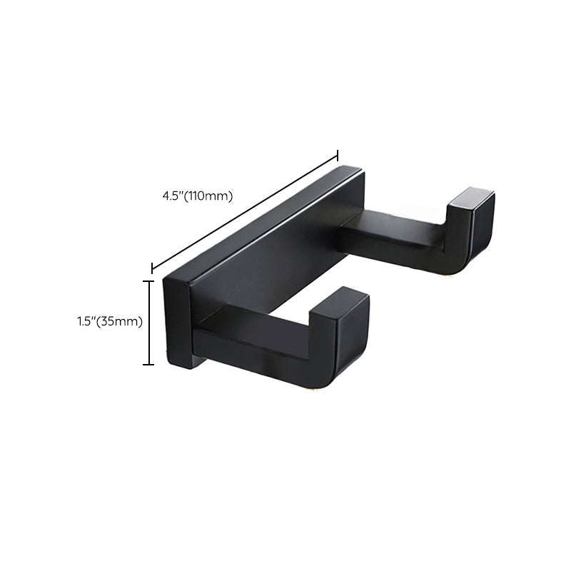 BowLift | Modern Bathroom Hardware Set Bathroom Shelf Towel Bar Black Bathroom Hardware Set