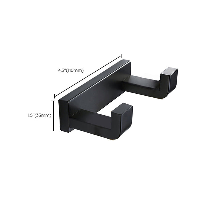 BowLift | Modern Bathroom Hardware Set Bathroom Shelf Towel Bar Black Bathroom Hardware Set