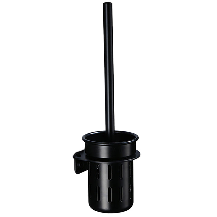 BowLift | Contemporary Bathroom Accessory Set Black Surface Bathrobe Hook/Towel Ring Bar
