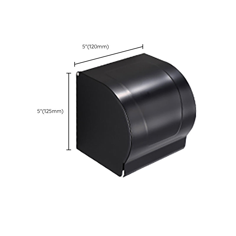 BowLift | Contemporary Bathroom Accessory Set Black Surface Bathrobe Hook/Towel Ring Bar